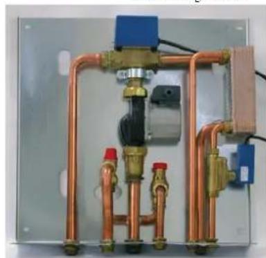 EDILKAMIN H2OCEANO - PRIKlad HYDRAULICKEHO SYTEMUS KRBOVOU VLOZKOU S PRODUKCU UZITKOVE TEPLE VODYS VYUZITIM SOUSTAVY KIT 1 - 5