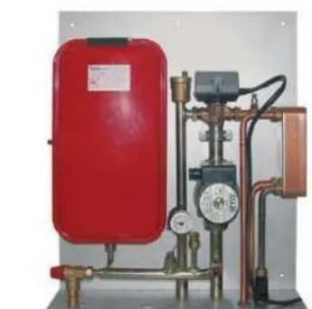 EDILKAMIN H2OCEANO - ESEMPIO DI IMPIANTO IDRAULICO PER TERMOCAMINETTO CON PRODUZIONE DI ACQUA CALDA SANITARIA CON UTILIZZO DI KIT 6 - 5