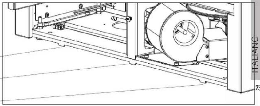 EDILKAMIN BILD Air Tight C - Montaggio del frontalino inferiore vetro - 7
