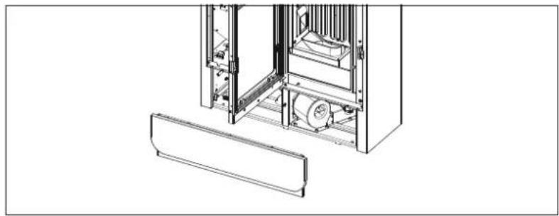 EDILKAMIN BILD Air Tight C - Montaggio del frontalino inferiore, pietra o ceramicica - 2