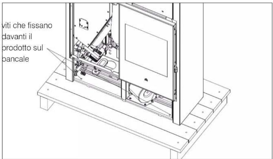 EDILKAMIN BILD Air Tight C - PER TOGLIERE LA STUFA DAL BANCALE seguire le immagini di seguito - 2