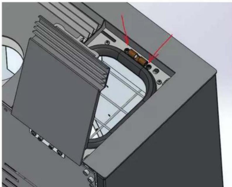 EDILKAMIN BILD Air Tight C - Montaggio del frontalino superiore vetro - 3