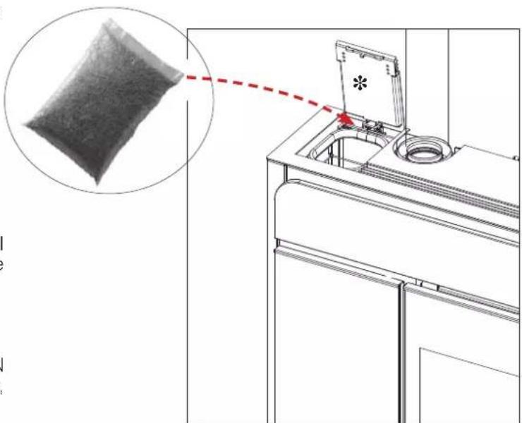 EDILKAMIN BILD Air Tight C - CARICAMENTO DEL PELLET NEL SERBATOIO - 1