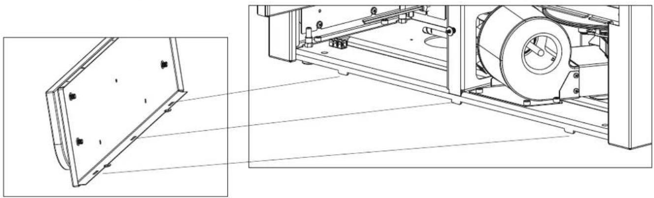EDILKAMIN BILD Air Tight C - Montaggio del frontalino inferiore, pietra o ceramicica - 3