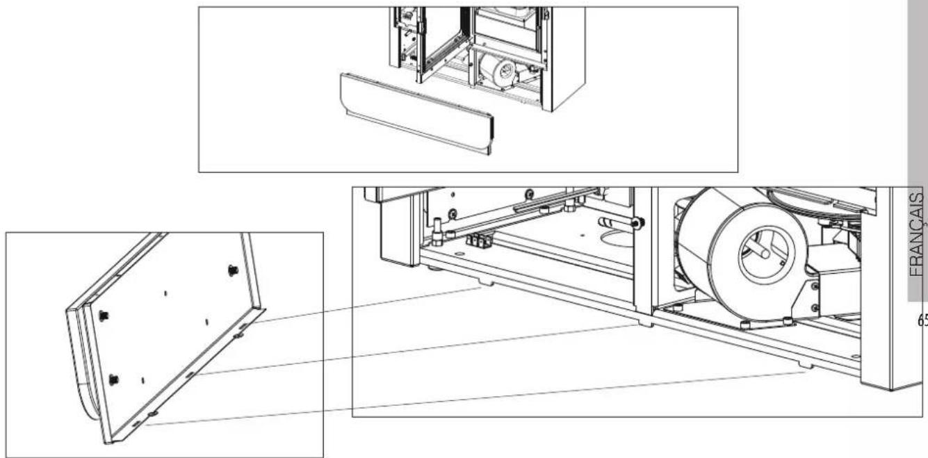 EDILKAMIN BILD Air Tight C - Montage de la façade inférieure verre - 5