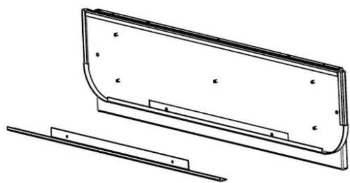 EDILKAMIN BILD Air Tight C - Montaggio del frontalino inferiore vetro - 2