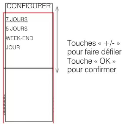 EDILKAMIN BILD Air Tight C - Pour associer l'une des trois températures à une plage hora ( « CONFIGURER » sur - 2