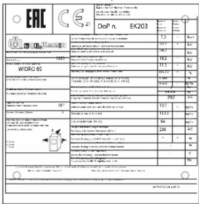 EDILKAMIN WIDRO 85 cs - INFORMATIONS : - 3