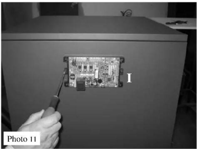 EDILKAMIN SERBATOIO 250 Kg - Fixation du régulateur électronique (I) sur le réservoir - 1