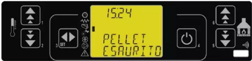 EDILKAMIN SERBATOIO 250 Kg - Allarme Pellet esaurito. - 1