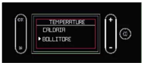 EDILKAMIN GORA SLIM - Impostazione delle Temperature dell'acqua("TEMPERATURE" a display) - 5