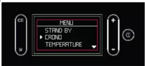 EDILKAMIN GORA SLIM - Impostazione dei livelli di temperatura "TEMPERATURE" a display (figure a lato) - 1