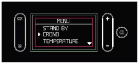 EDILKAMIN GORA SLIM - Impostazione dei livelli di temperatura "TEMPERATURE" a display (figure a lato) - 5