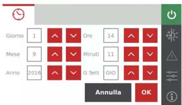 EDILKAMIN LAGUNA P - Scheda Impostazioni Utente (cinque schermate successive) - 2