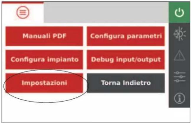 EDILKAMIN LAGUNA P - Menù tecnico della caldaia - 1