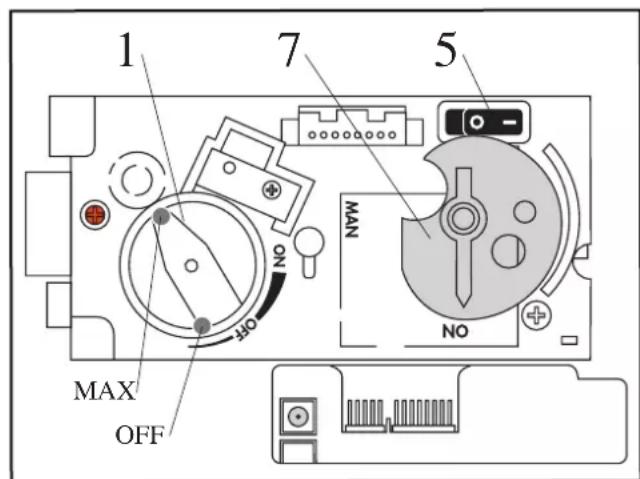 EDILKAMIN EK 50 - Réglage du code électronique pour télécommandes RF (avec ou sans écran). - 1