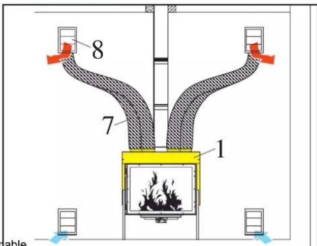 EDILKAMIN EK 50 - ÉVACUATION DES FUMÉES - 2