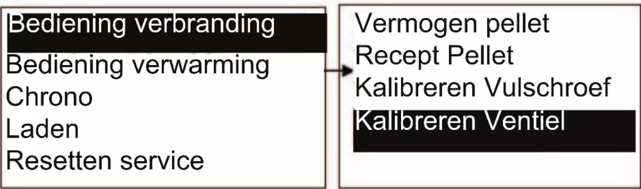 EDILKAMIN LAGUNA M - MENU BRANDSTOFBEHEER - 1