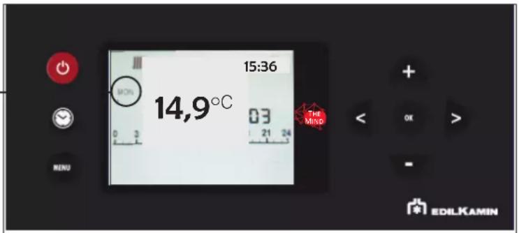 EDILKAMIN GORA2 SLIM UP - - RÉGLAGE PROG.CHRONO - 4