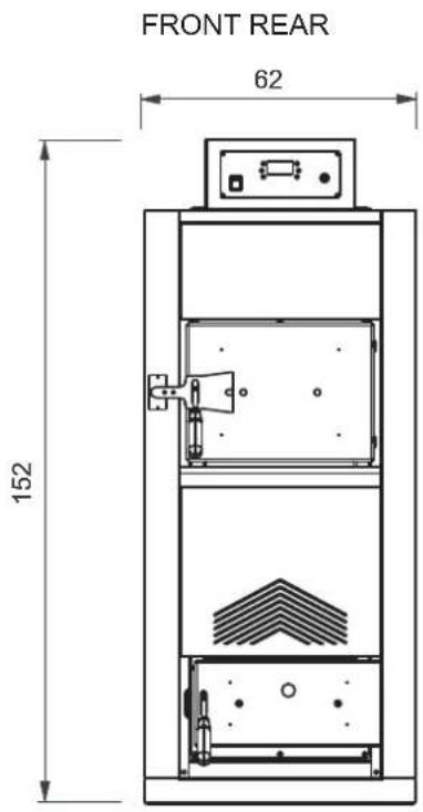 EDILKAMIN LAGUNA W 25-35 - DIMENSIONS - 1