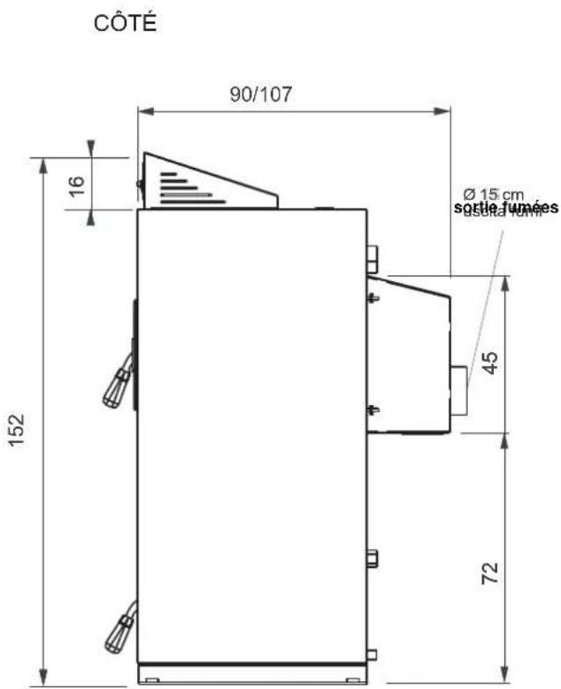 EDILKAMIN LAGUNA W 25-35 - DIMENSIONS - 3