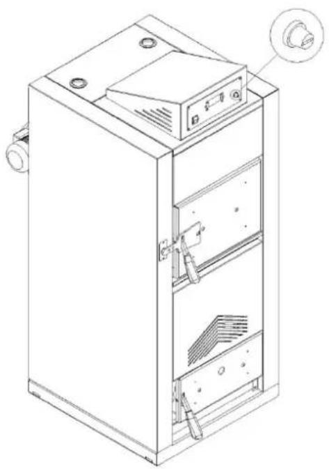 EDILKAMIN LAGUNA W 25-35 - POSIZIONE DISPOSITIVI SICUREZZA - 1