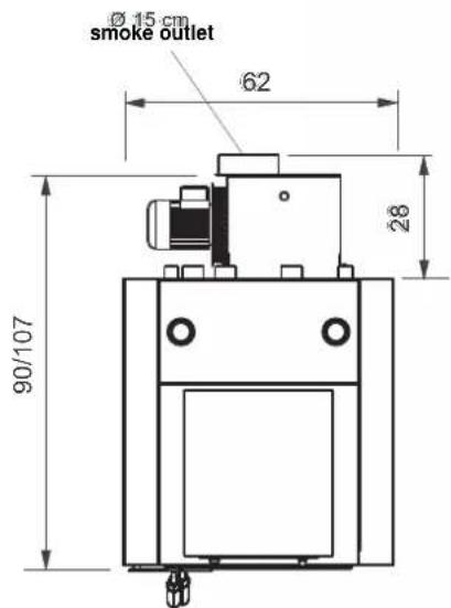 EDILKAMIN LAGUNA W 25-35 - DIMENSIONS - 4