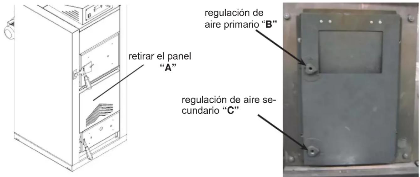 EDILKAMIN LAGUNA W 25-35 - REGULACIÓN DEL AIRE - 1
