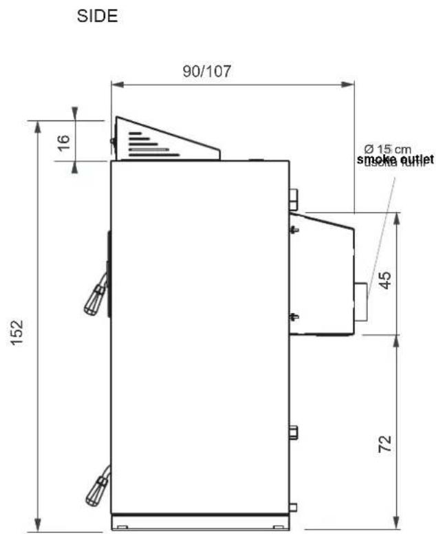EDILKAMIN LAGUNA W 25-35 - DIMENSIONS - 3