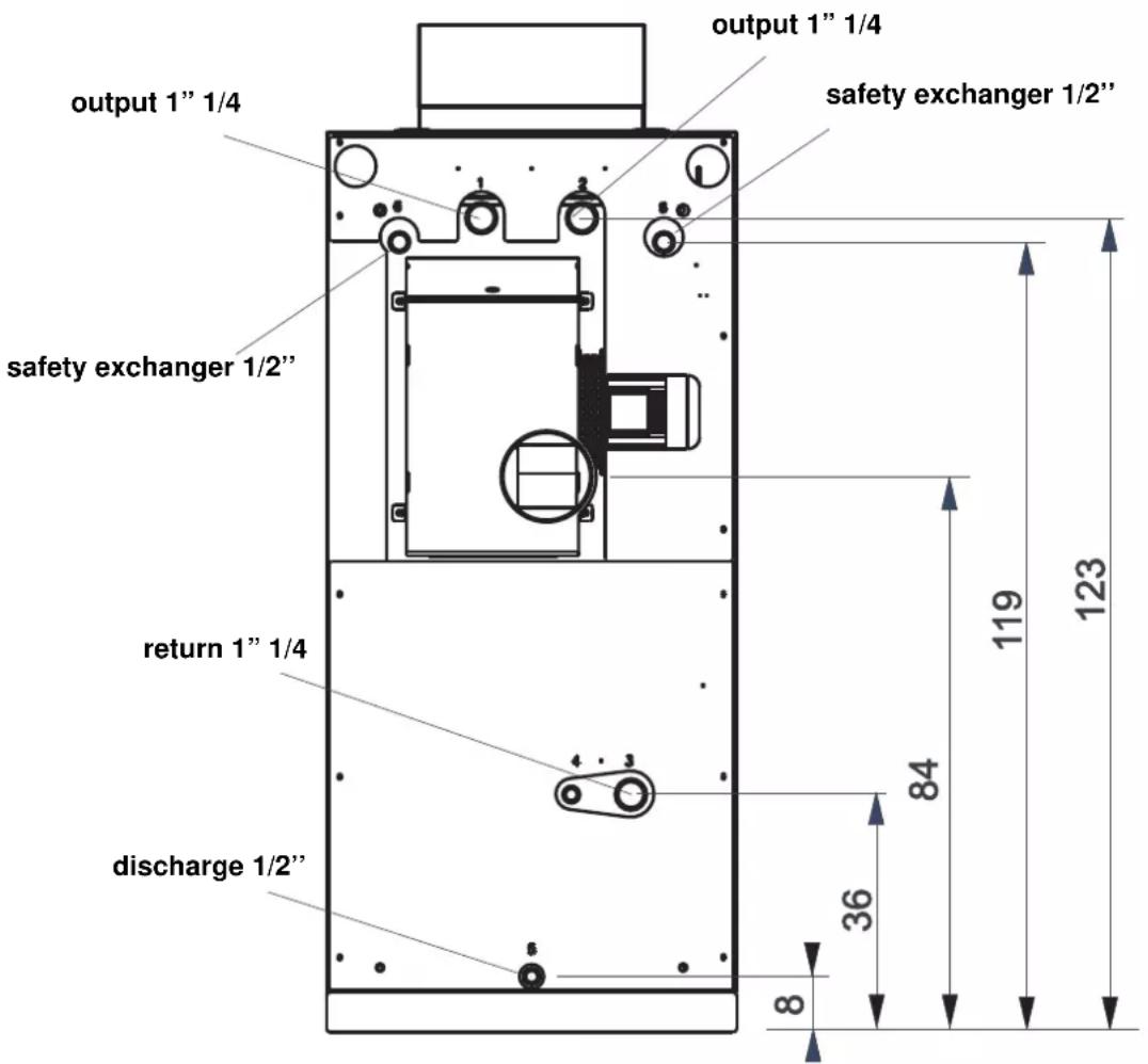 EDILKAMIN LAGUNA W 25-35 - HYDRAULIC CONNECTION - 2