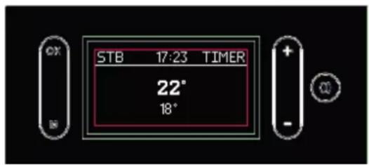 STB 17:23 TIMER 22° 18°