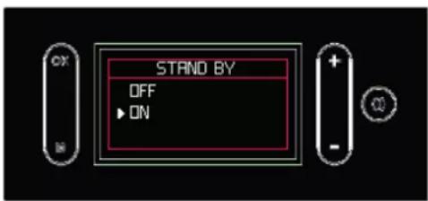 STAND BY OFF ON