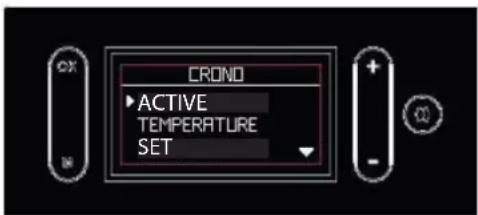CRONO ►ACTIVE TEMPERATURE SET