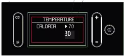 TEMPERATURE CALOAR 70 30