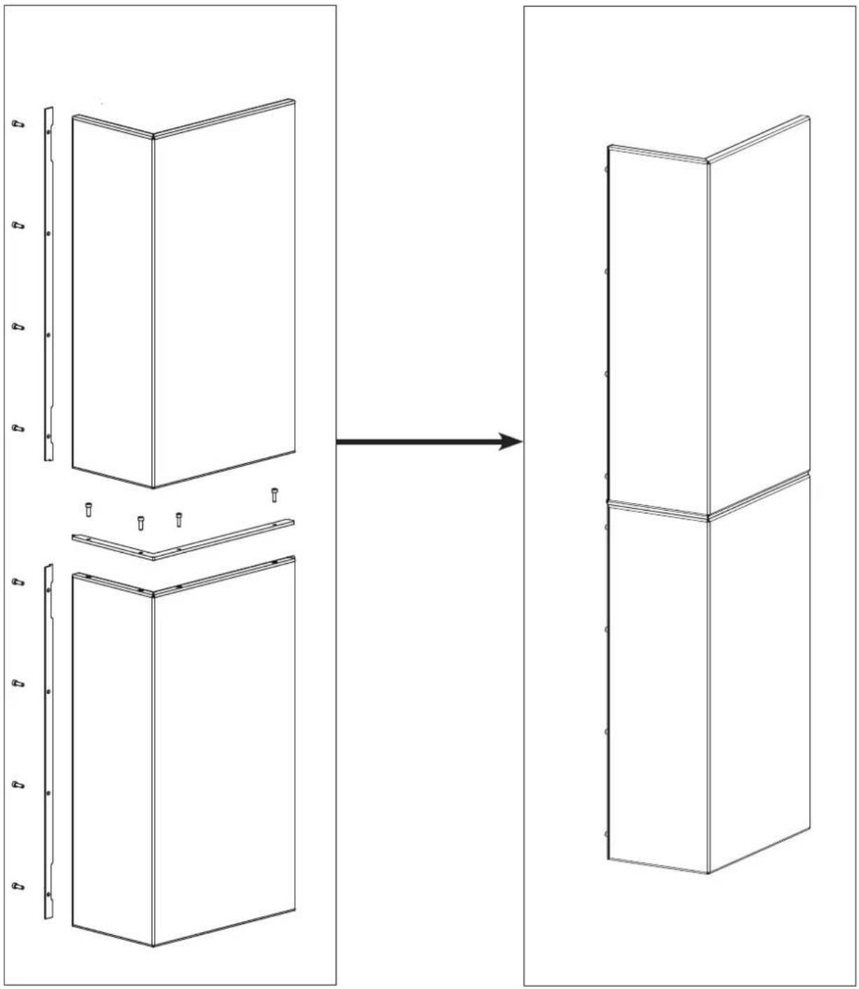 EDILKAMIN BLADE H - Assemblage flanc droit (3 et 4) - 1