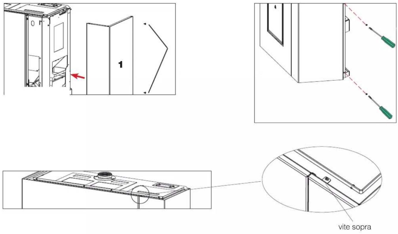 EDILKAMIN BLADE H - Assemblaggio fianco destro (3 e 4) - 2