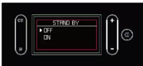STAND BY OFF ON