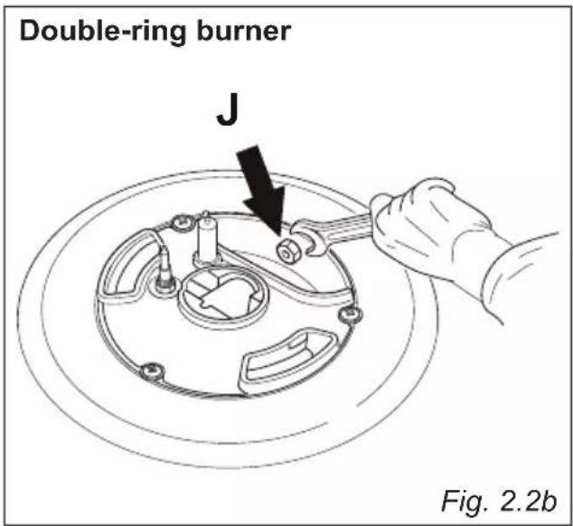 HAIER HAHG9WL38WX/1 - REPLACEMENT OF THE INJECTORS OF THE COOKTOP BURNERS - 2