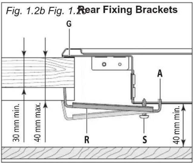HAIER HAHG9WL38WX/1 - FASTENING THE COOKTOP - 2