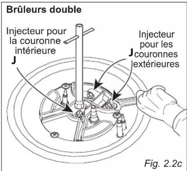 HAIER HAHG9WL38WX/1 - OPERATIONS A EFFECTUER POUR SUBSTITUER LES INJECTEURS - 3