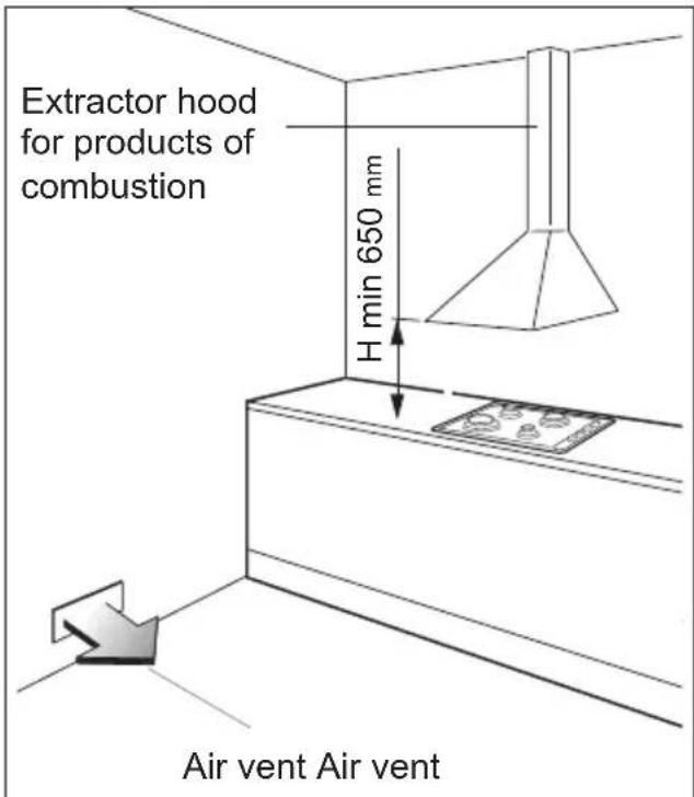 HAIER HAHG9WL38WX/1 - DISCHARGING PRODUCTS OF COMBUSTION - 1