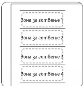 SAMSUNG NZ84C5047HK - Flex зона плус (Само за могелите што се применувает со Flex зона плус) - 1
