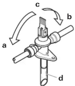 TRUMA Combi E - Drain valve - 2