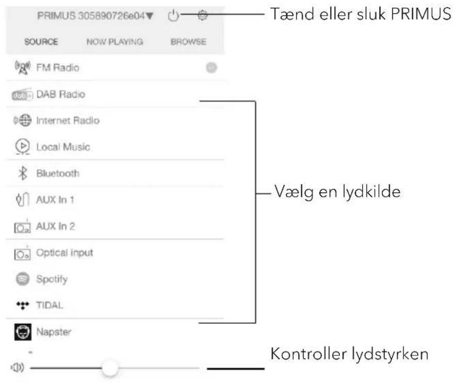 SONORO Primus SO-341 - Brug UNDOK™ app til at styre PRIMUS - 3