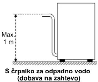 Elettrobar Mistral 94LX - Priključek za odtok - 1