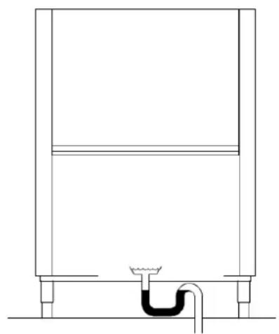 Elettrobar River Multi 414.3 - Anschluss des Spültanks - 1