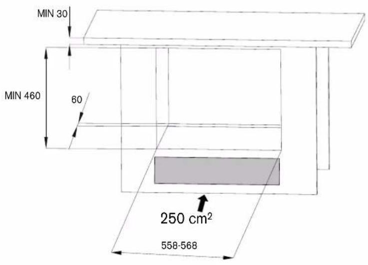 BERTAZZONI F457PROMWTN - INSTALLATION UNDERNEATH A BUILT-IN HOB - 1