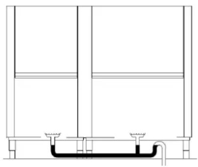 Elettrobar Mistral 415.3 - Collegamento vasca lavaggio - 2