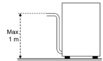 Elettrobar Ocean 81 - Connection to the drain line - 1
