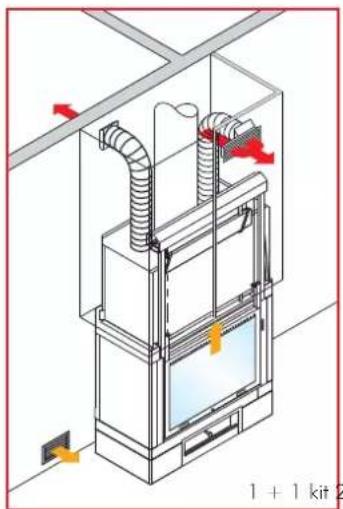 EDILKAMIN FLAT - AIR-CHANNELLING KIT - 1